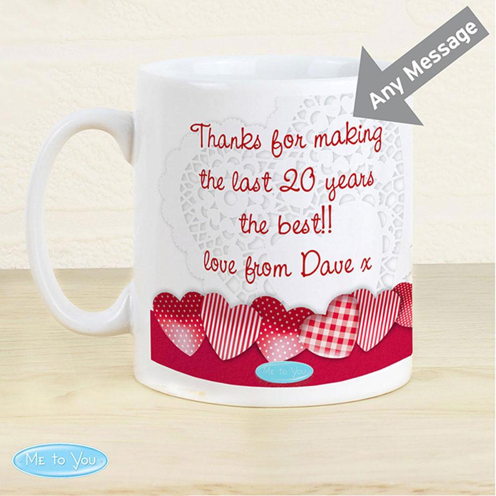 Personalised Me to You Bear Heart Mug Extra Image 1